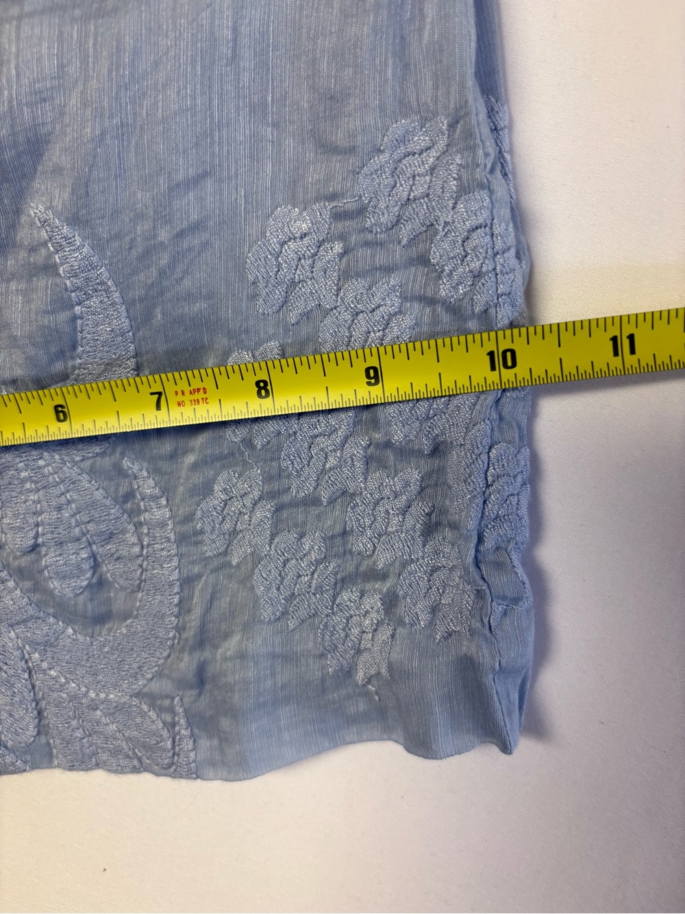 Anthropologie Aijek Natalia Embroidered Silk Linen Strapless Jumpsuit - Picture 16 of 16